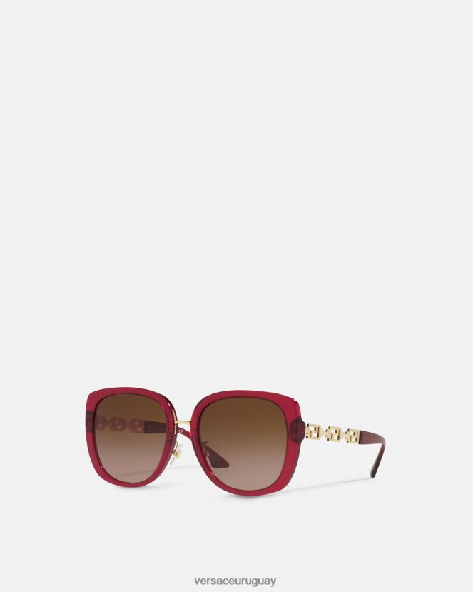 Versace gafas de sol greca mujer borgoña accesorios H88R0H666
