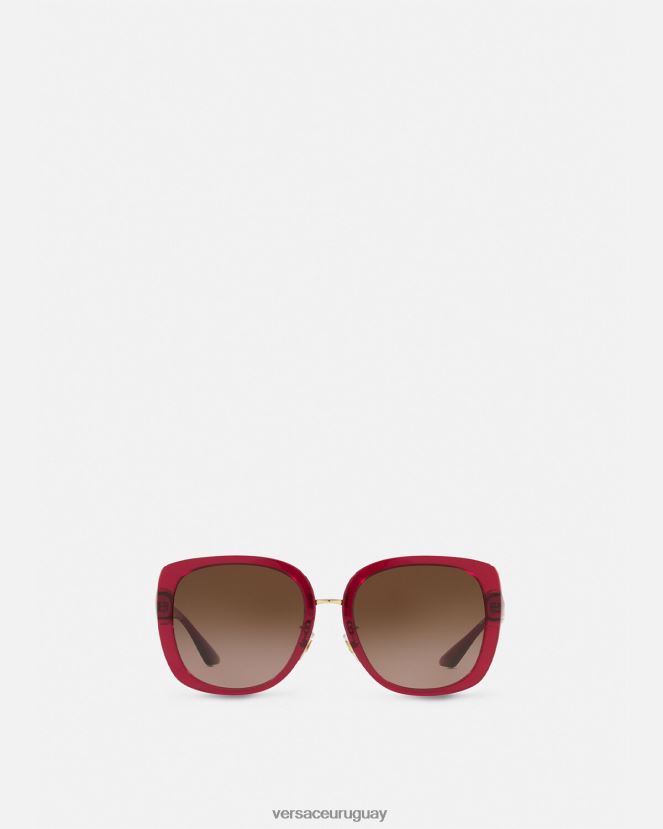 Versace gafas de sol greca mujer borgoña accesorios H88R0H666