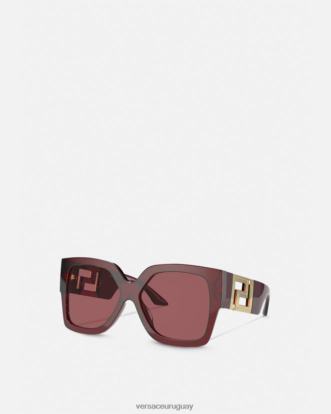 Versace gafas de sol greca mujer borgoña accesorios H88R0H668