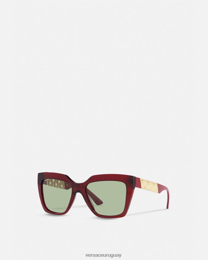 Versace gafas de sol greca mujer borgoña accesorios H88R0H698