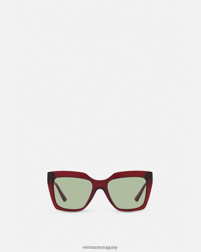 Versace gafas de sol greca mujer borgoña accesorios H88R0H698