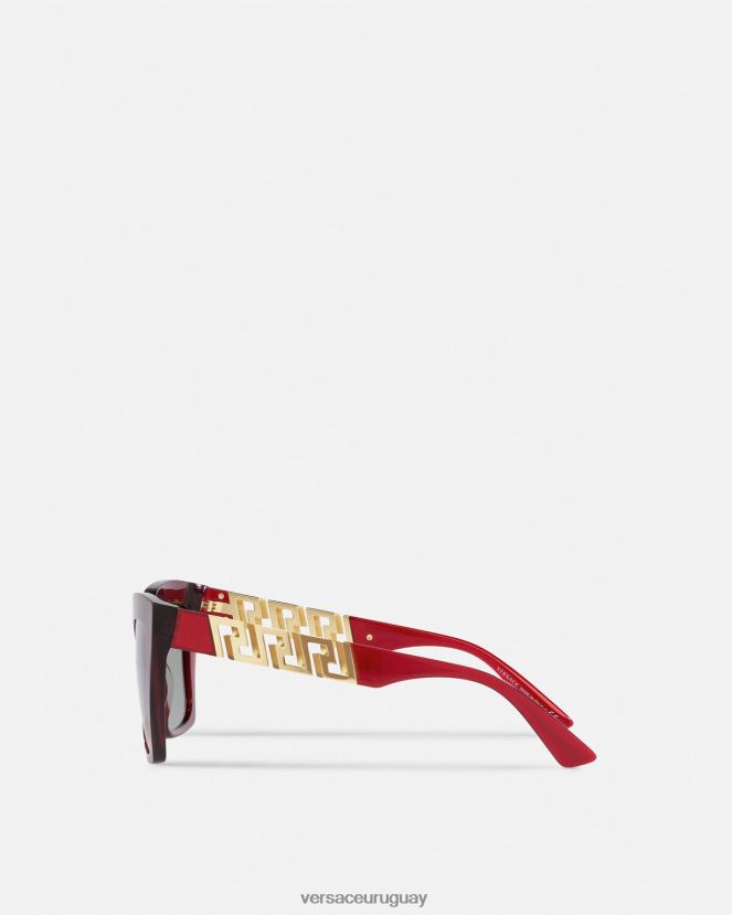 Versace gafas de sol greca mujer borgoña accesorios H88R0H698