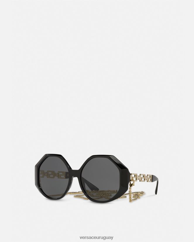 Versace gafas de sol greca mujer oro negro accesorios H88R0H677