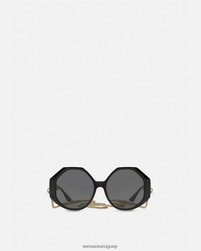 Versace gafas de sol greca mujer oro negro accesorios H88R0H677