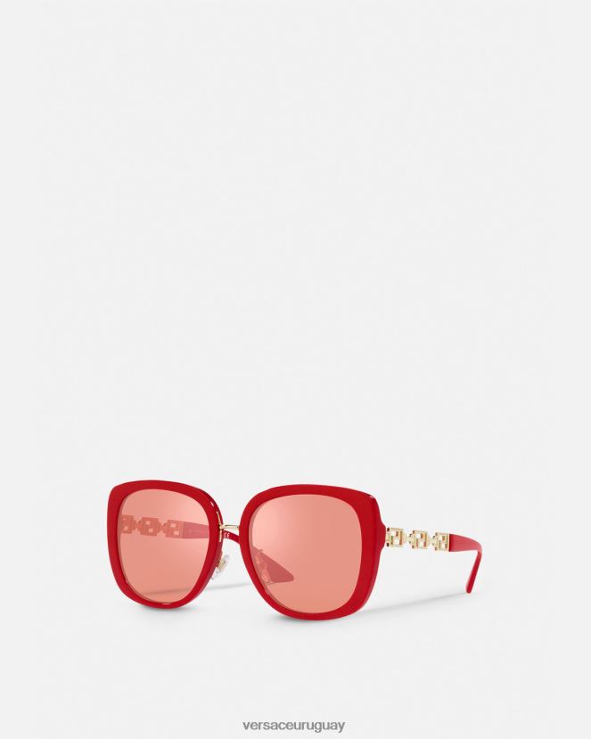Versace gafas de sol greca mujer rojo accesorios H88R0H663