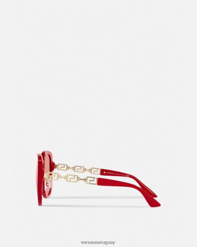 Versace gafas de sol greca mujer rojo accesorios H88R0H663