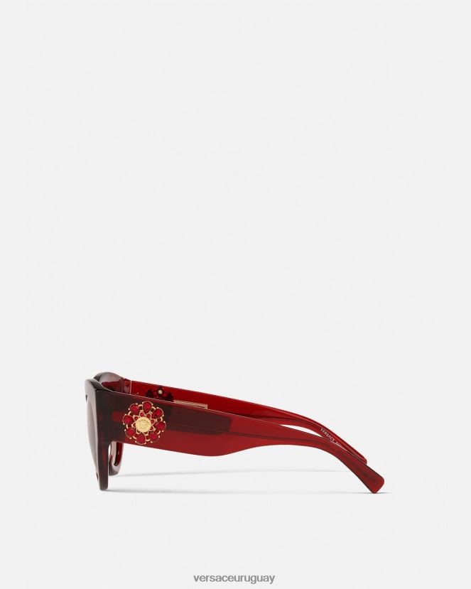 Versace gafas de sol joya tributo mujer borgoña accesorios H88R0H684