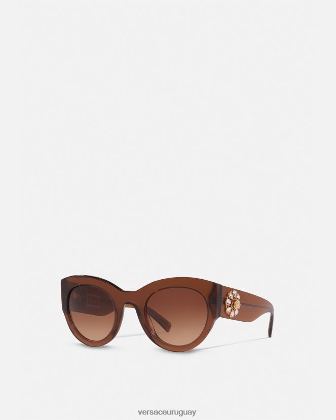 Versace gafas de sol joya tributo mujer marrón accesorios H88R0H683