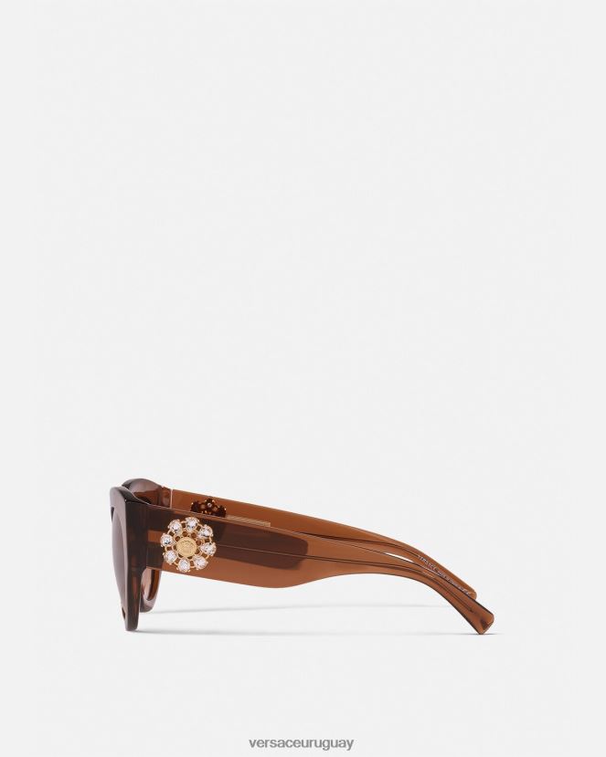 Versace gafas de sol joya tributo mujer marrón accesorios H88R0H683
