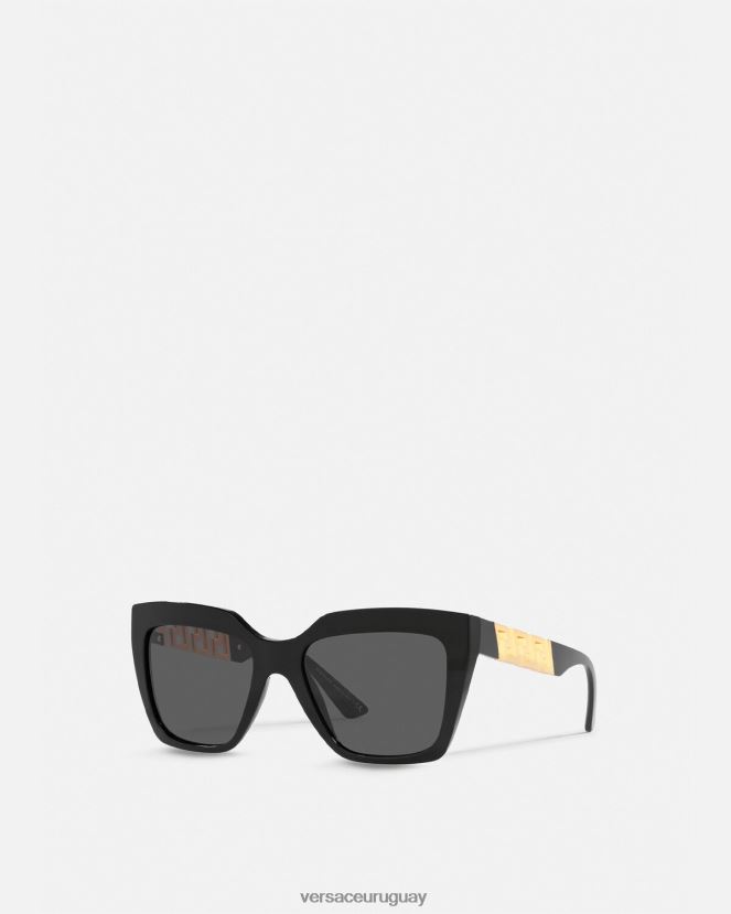 Versace gafas de sol la greca ajuste adicional mujer negro accesorios H88R0H654