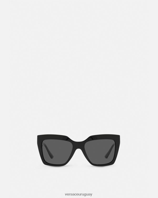 Versace gafas de sol la greca ajuste adicional mujer negro accesorios H88R0H654