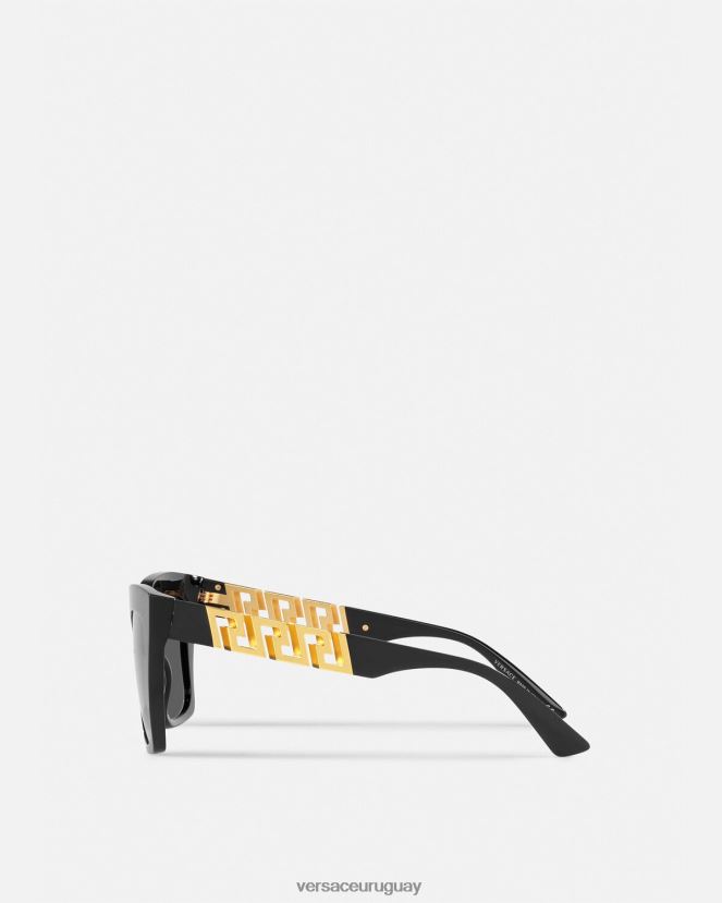 Versace gafas de sol la greca ajuste adicional mujer negro accesorios H88R0H654
