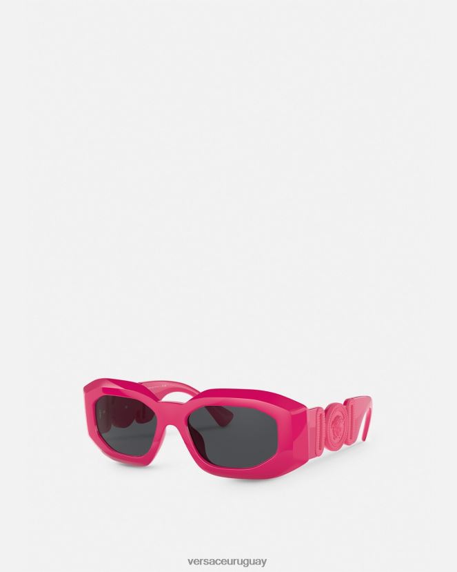 Versace gafas de sol maxi medusa biggie mujer fucsia accesorios H88R0H692