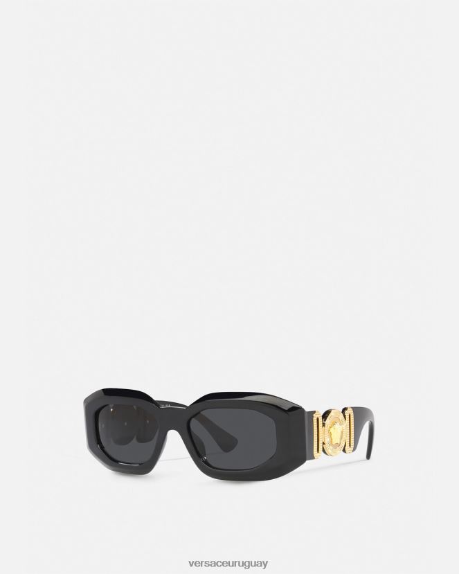 Versace gafas de sol maxi medusa biggie mujer negro accesorios H88R0H640