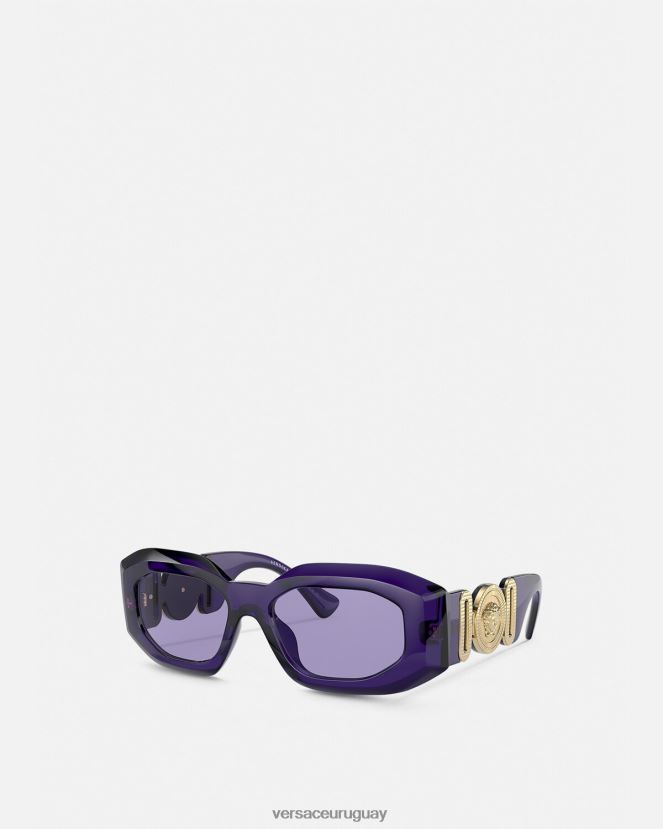 Versace gafas de sol maxi medusa biggie mujer púrpura accesorios H88R0H637
