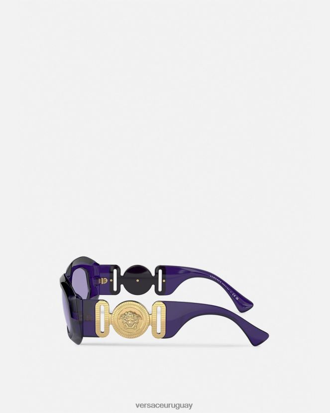 Versace gafas de sol maxi medusa biggie mujer púrpura accesorios H88R0H637