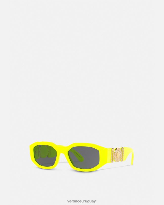 Versace gafas de sol medusa biggie mujer Amarillo neon accesorios H88R0H652