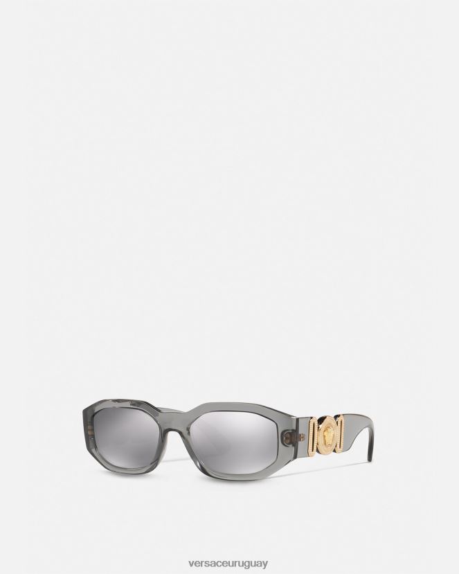 Versace gafas de sol medusa biggie mujer gris accesorios H88R0H648