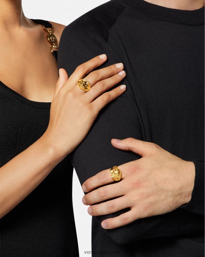 Versace anillo de medusa mujer oro accesorios H88R0H781