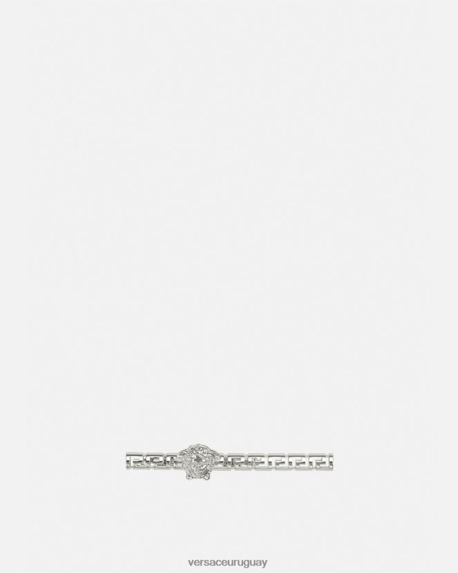 Versace anillo doble greca mujer plata accesorios H88R0H836