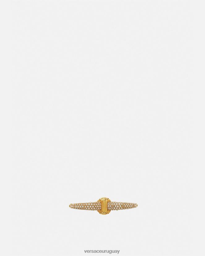 Versace anillos de puño de galaxia de cristal mujer oro accesorios H88R0H734