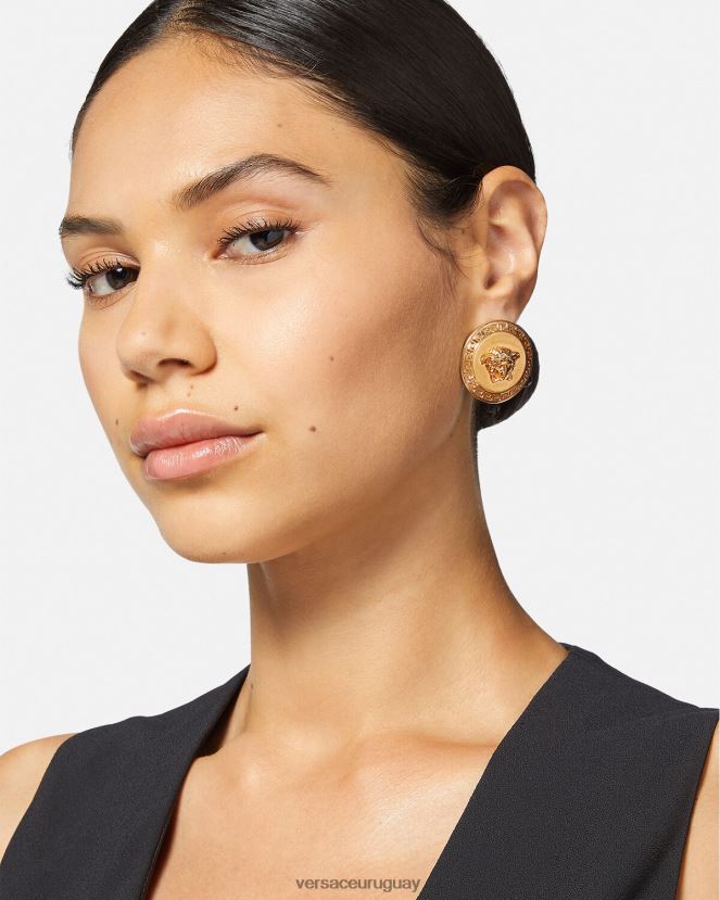 Versace aretes tributo con medusa mujer tributo de oro accesorios H88R0H794