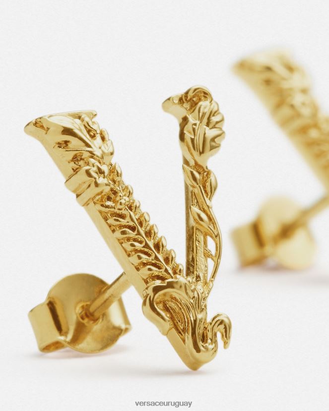 Versace aretes virtus mujer oro accesorios H88R0H813