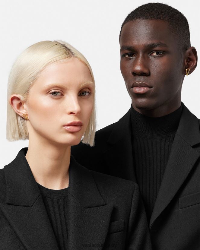 Versace aretes virtus mujer oro accesorios H88R0H813