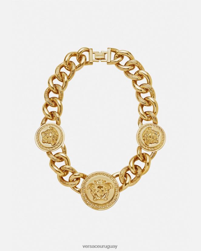 Versace collar de cadena con medusa mujer oro accesorios H88R0H784