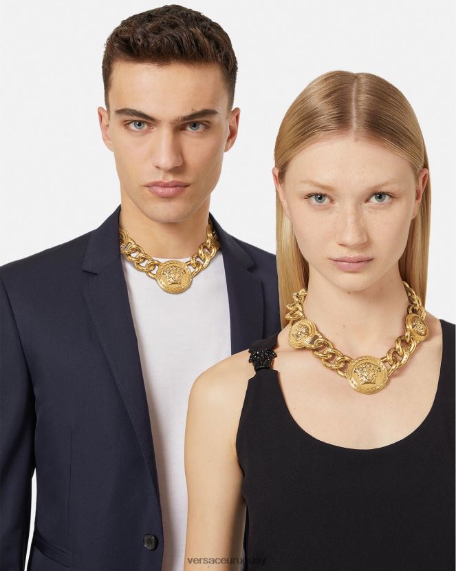 Versace collar de cadena con medusa mujer oro accesorios H88R0H784