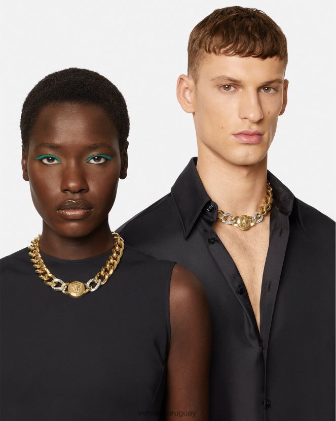 Versace collar de cadena con medusa mujer oro accesorios H88R0H785