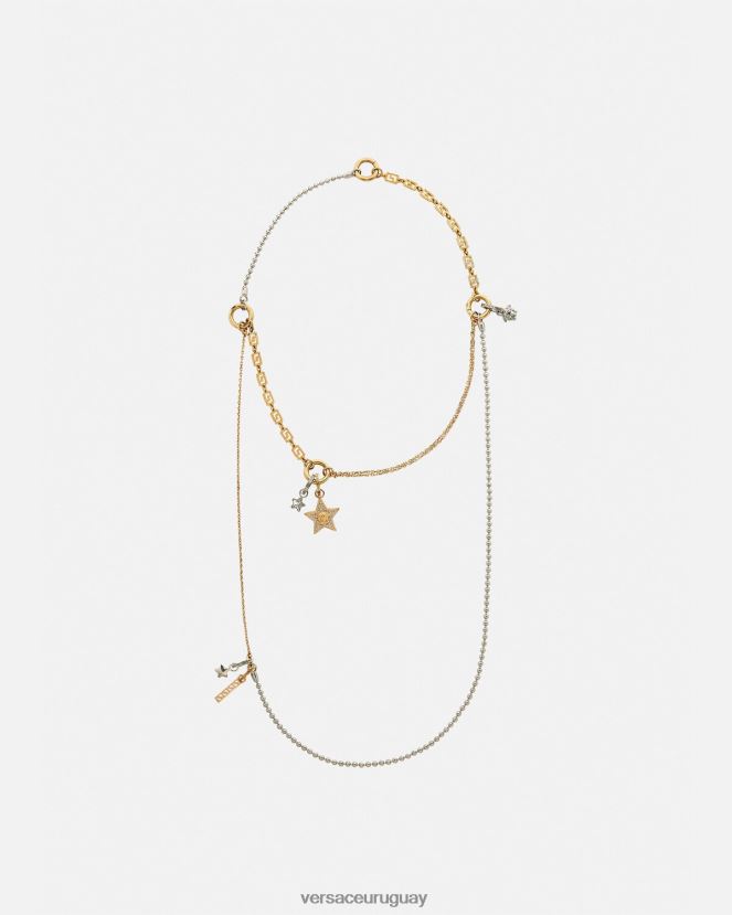 Versace collar de galaxia mujer oro accesorios H88R0H821