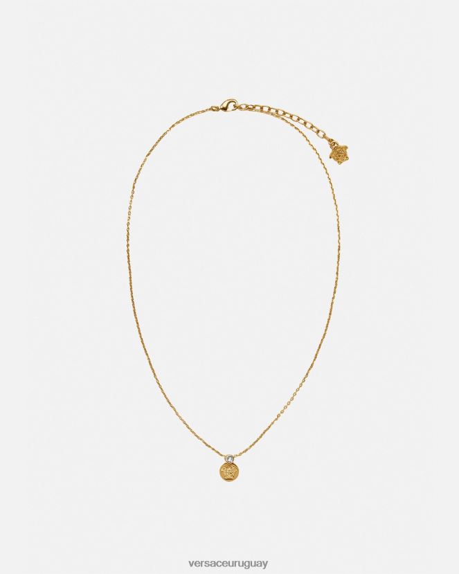 Versace collar de medusa de cristal mujer oro accesorios H88R0H772