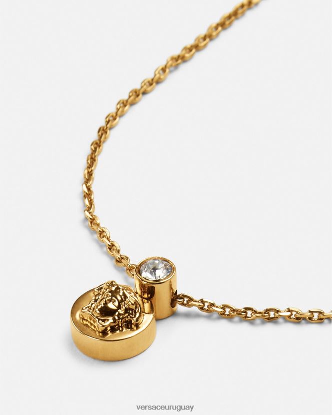 Versace collar de medusa de cristal mujer oro accesorios H88R0H772