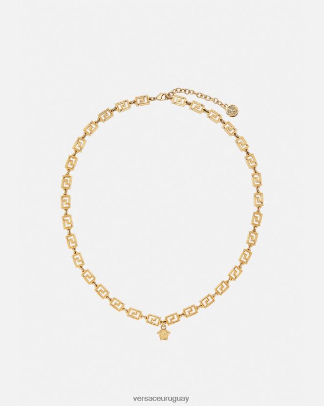 Versace collar de medusa greca mujer oro accesorios H88R0H744