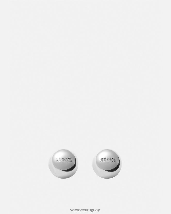 Versace pendientes de azulejos de esfera mujer plata accesorios H88R0H808