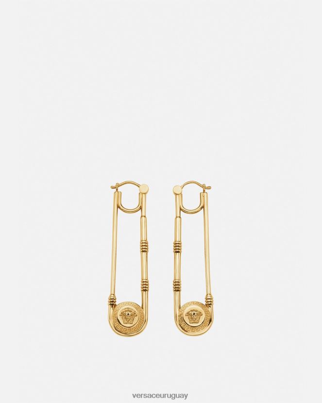 Versace pendientes de imperdible mujer oro accesorios H88R0H798