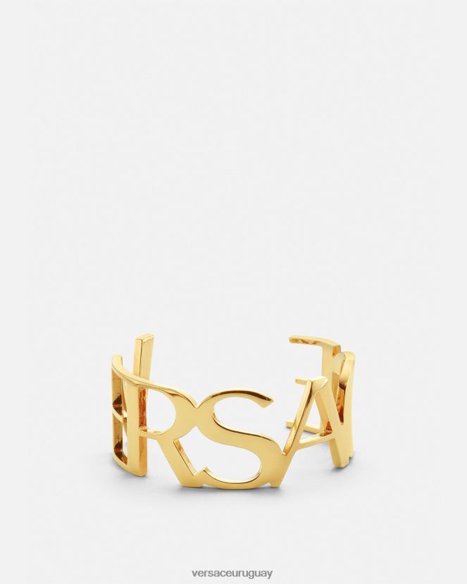 Versace pulsera con logo mujer oro accesorios H88R0H806