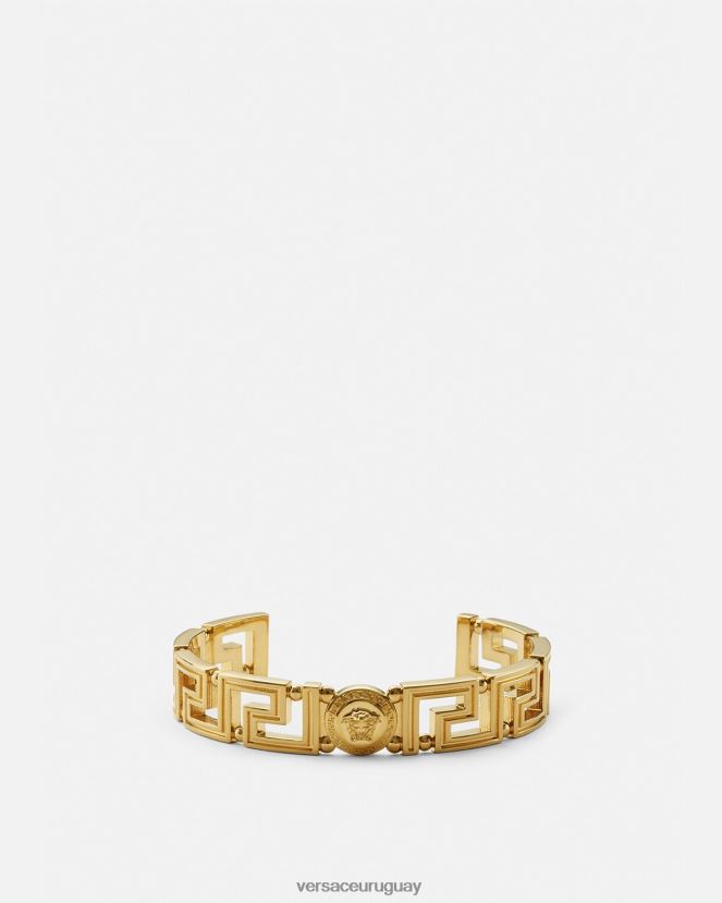 Versace pulsera con medusa y greca mujer oro accesorios H88R0H757