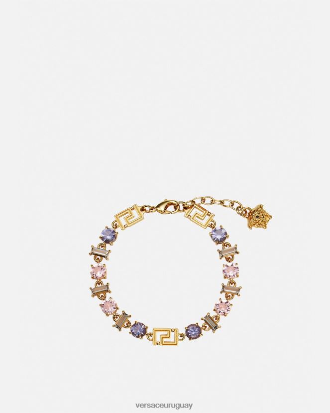 Versace pulsera de greca de cristal mujer un color accesorios H88R0H839
