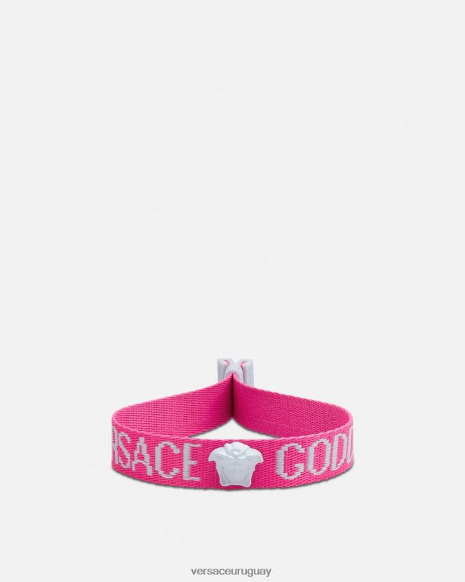 Versace pulsera del festival de la diosa mujer fucsia accesorios H88R0H854