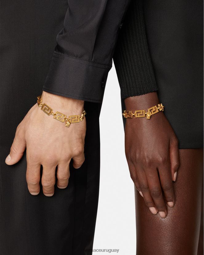 Versace pulsera greca mujer oro cálido accesorios H88R0H759