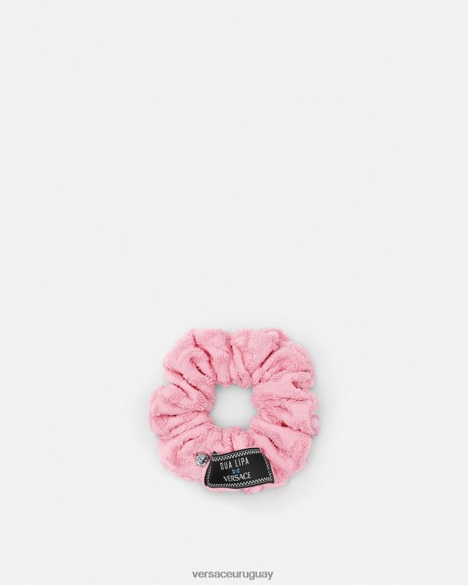 Versace coletero de toalla por toda la prenda mujer rosa accesorios H88R0H866