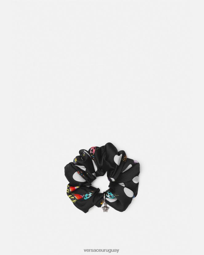 Versace scrunchie de mariposas mujer imprimir accesorios H88R0H861