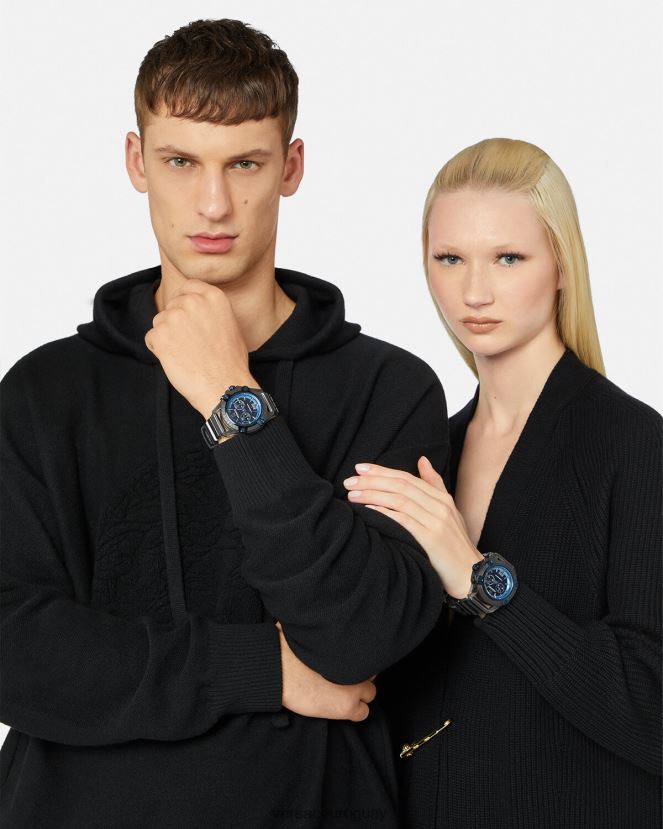 Versace icono reloj activo mujer gris accesorios H88R0H977