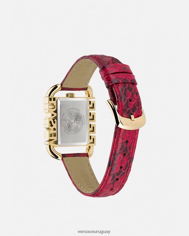 Versace reloj con estilo mujer rojo accesorios H88R0H981