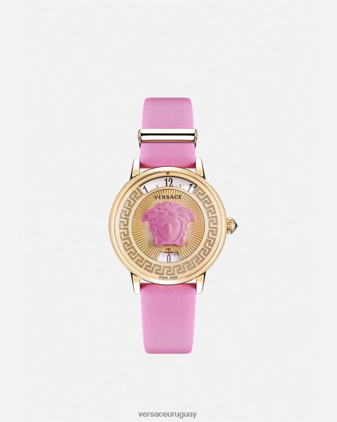 Versace reloj con icono de medusa mujer rosa accesorios H88R0H983