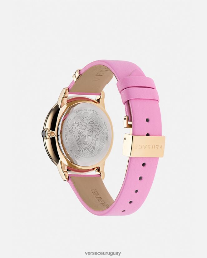 Versace reloj con icono de medusa mujer rosa accesorios H88R0H983