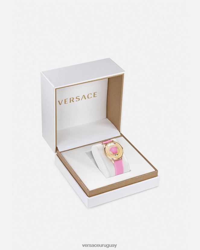 Versace reloj con icono de medusa mujer rosa accesorios H88R0H983
