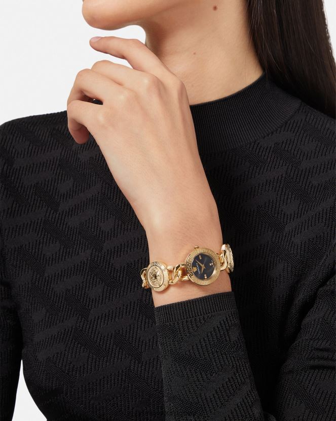 Versace reloj con icono de perno y diamantes mujer pnul accesorios H88R0H953